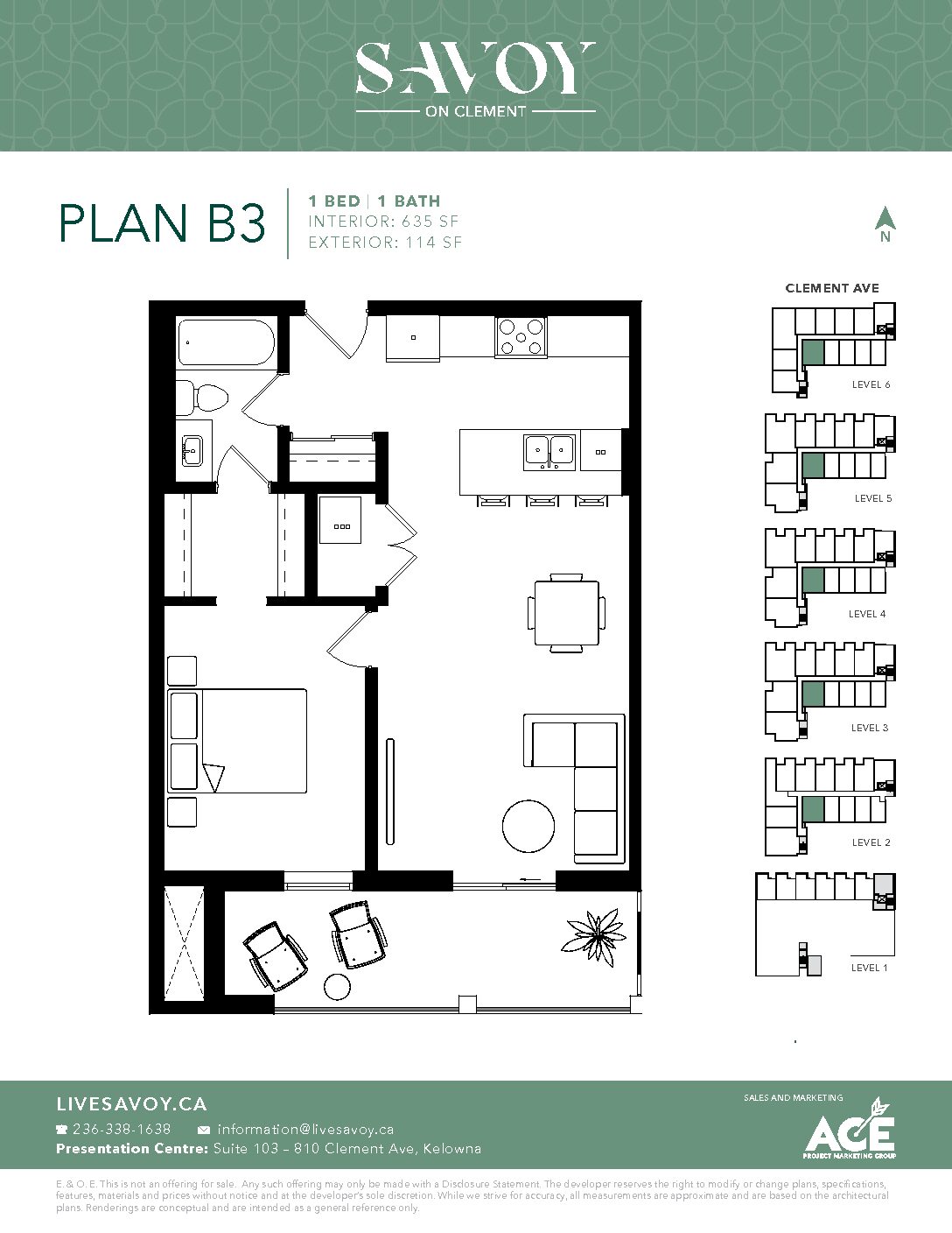 1 Bed #3