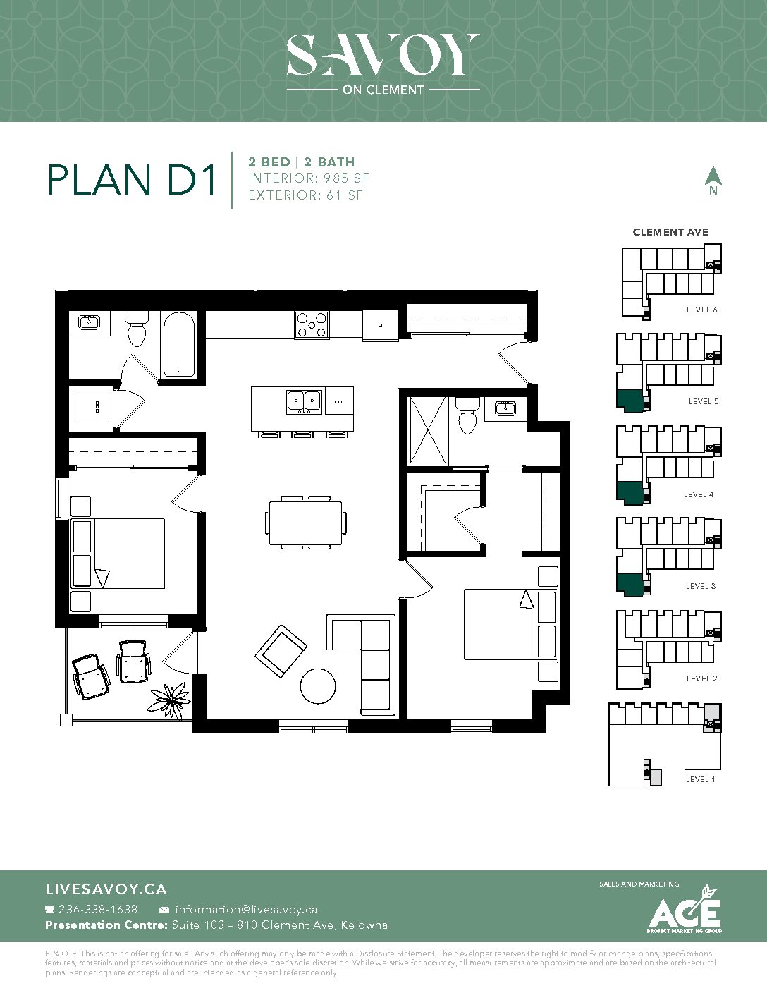 2 bed