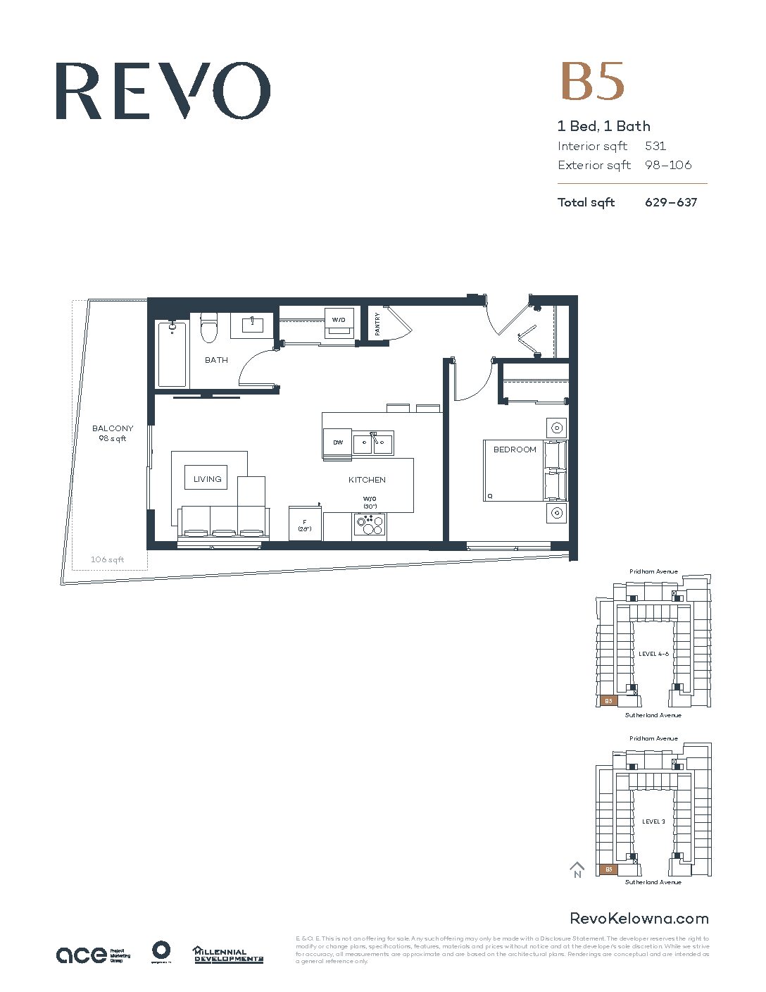 1 bed 1 bath