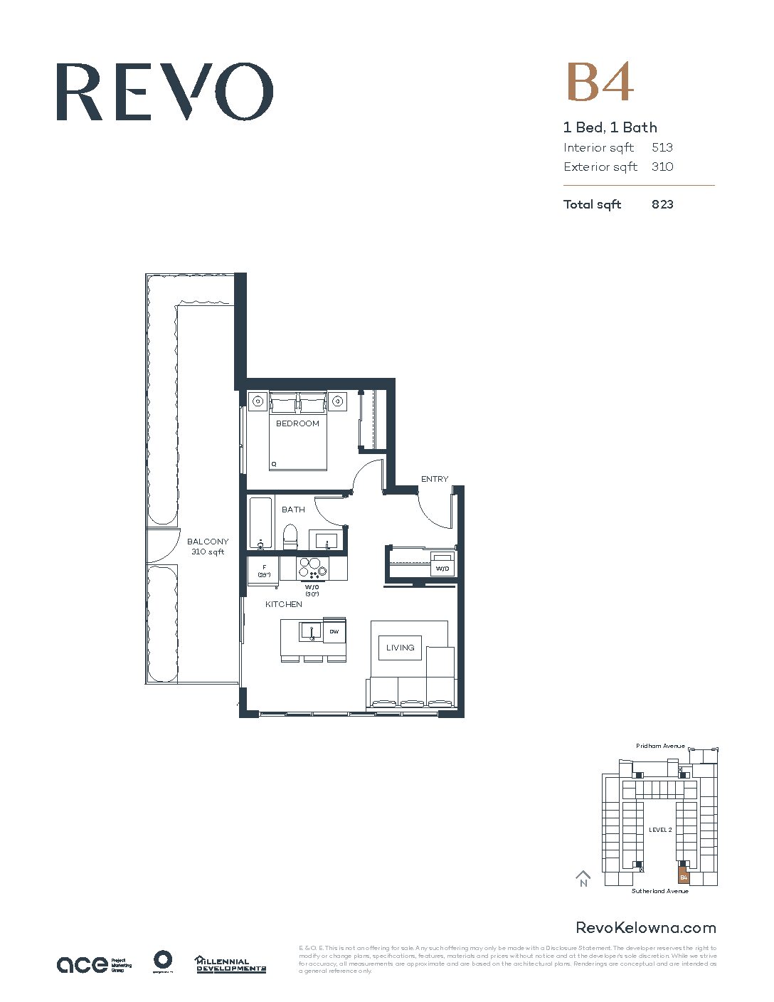 1 bed 1 bath4