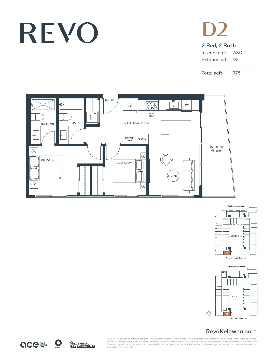 2 bed 2 bath 2