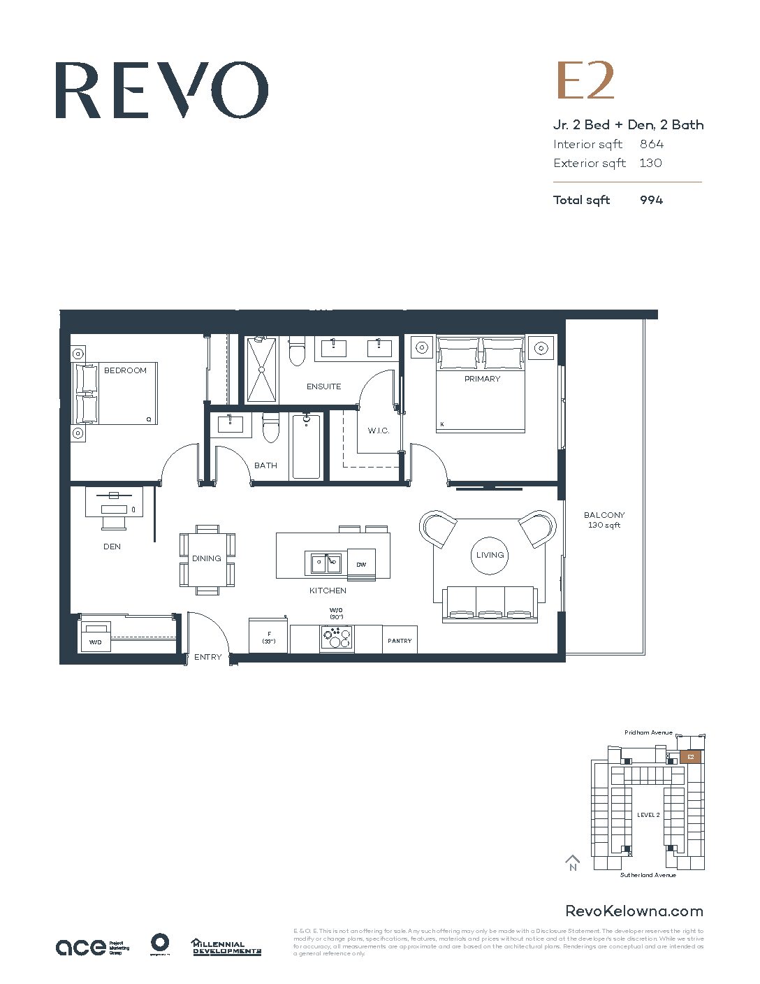2 bed den #2